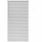 Preview: Fenster Jalousie mit Vorhängen Sonstiges Silber 110 x 220 cm Aluminium