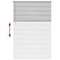 Preview: Fenster Jalousie mit Vorhängen Sonstiges Silber 80 x 130 cm Aluminium