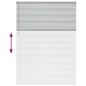 Preview: Fenster Jalousie mit Vorhängen Sonstiges Silber 155 x 220 cm Aluminium