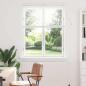 Preview: ARDEBO.de - Fenster Jalousie mit Vorhängen Sonstiges Weiß 100 x 130 cm Aluminium