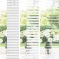 Preview: Fenster Jalousie mit Vorhängen Sonstiges Weiß 80 x 130 cm Aluminium