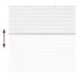Preview: Fenster Jalousie mit Vorhängen Sonstiges Weiß 135 x 130 cm Aluminium