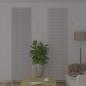 Preview: Fenster Jalousie mit Vorhängen Sonstiges Weiß 80 x 130 cm Aluminium