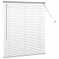 Preview: Fenster Jalousie Dunkelgrau 110 x 130 cm Aluminium