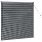Preview: Fenster Jalousie Dunkelgrau 130 x 130 cm Aluminium