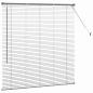 Preview: Fenster Jalousie Dunkelgrau 130 x 130 cm Aluminium