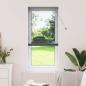 Preview: ARDEBO.de - Fenster Jalousie mit Vorhängen Sonstiges Dunkelgrau 80 x 130 cm Aluminium