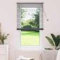 Preview: ARDEBO.de - Fenster Jalousie mit Vorhängen Sonstiges Dunkelgrau 80 x 130 cm Aluminium