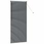 Preview: Fenster Jalousie mit Vorhängen Sonstiges Dunkelgrau 80 x 130 cm Aluminium
