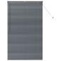 Preview: Fenster Jalousie Dunkelgrau 100 x 175 cm Aluminium