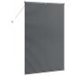 Preview: Fenster Jalousie Dunkelgrau 120 x 175 cm Aluminium