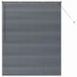 Preview: Fenster Jalousie mit Vorhängen Sonstiges Dunkelgrau 80 x 130 cm Aluminium