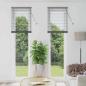 Preview: ARDEBO.de - Fenster Jalousie mit Vorhängen Sonstiges Dunkelgrau 60 x 220 cm Aluminium