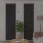 Preview: Fenster Jalousie mit Vorhängen Sonstiges Dunkelgrau 60 x 220 cm Aluminium