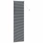Preview: Fenster Jalousie mit Vorhängen Sonstiges Dunkelgrau 60 x 220 cm Aluminium