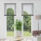 Preview: ARDEBO.de - Fenster Jalousie mit Vorhängen Sonstiges Dunkelgrau 80 x 220 cm Aluminium
