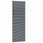 Preview: Fenster Jalousie mit Vorhängen Sonstiges Dunkelgrau 80 x 220 cm Aluminium
