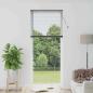 Preview: ARDEBO.de - Fenster Jalousie mit Vorhängen Sonstiges Dunkelgrau 80 x 130 cm Aluminium
