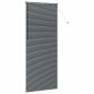 Preview: Fenster Jalousie mit Vorhängen Sonstiges Dunkelgrau 90 x 220 cm Aluminium