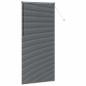 Preview: Fenster Jalousie mit Vorhängen Sonstiges Dunkelgrau 80 x 130 cm Aluminium