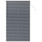Preview: Fenster Jalousie Dunkelgrau 135 x 220 cm Aluminium