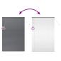 Preview: Fenster Jalousie Dunkelgrau 150 x 220 cm Aluminium