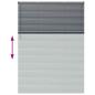 Preview: Fenster Jalousie Dunkelgrau 160 x 220 cm Aluminium