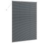 Preview: Fenster Jalousie Dunkelgrau 160 x 220 cm Aluminium