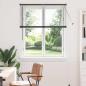Preview: ARDEBO.de - Fenster Jalousie mit Vorhängen Sonstiges Schwarz 80 x 130 cm Aluminium
