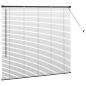 Preview: Fenster Jalousie mit Vorhängen Sonstiges Schwarz 80 x 130 cm Aluminium