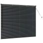 Preview: Fenster Jalousie mit Vorhängen Sonstiges Schwarz 80 x 130 cm Aluminium