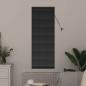 Preview: Fenster Jalousie mit Vorhängen Sonstiges Schwarz 80 x 130 cm Aluminium