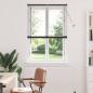 Preview: ARDEBO.de - Fenster Jalousie mit Vorhängen Sonstiges Schwarz 80 x 130 cm Aluminium