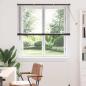Preview: ARDEBO.de - Fenster Jalousie mit Vorhängen Sonstiges Schwarz 125 x 175 cm Aluminium