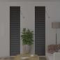 Preview: Fenster Jalousie mit Vorhängen Sonstiges Schwarz 80 x 130 cm Aluminium