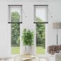 Preview: ARDEBO.de - Fenster Jalousie mit Vorhängen Sonstiges Schwarz 80 x 130 cm Aluminium