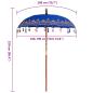 Preview: Sonnenschirm Sonstiges Blau x 250 cm Baumwolle und Holz