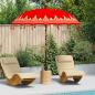 Preview: ARDEBO.de - Sonnenschirm Sonstiges Rot x 250 cm Baumwolle und Holz