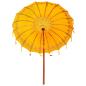 Preview: Sonnenschirm Sonstiges Gelb x 250 cm Baumwolle und Holz