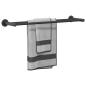 Preview: Handtuchhalter Schwarz 61 x 14.5 x 5 cm Edelstahl