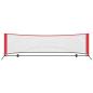 Preview: Tennisnetz Schwarz und rot 301 x 90.5 x 87 cm Polyester