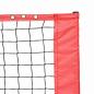 Preview: Tennisnetz Schwarz und Rot 396 x 92 x 87 cm Polyester