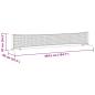 Preview: Tennisnetz Schwarz und Rot 494,5 x 90 x 87 cm Polyester