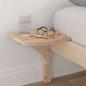 Preview: Bettgestell mit Nachttischen Braun 140 x 190 cm Braun