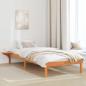 Preview: ARDEBO.de - Bettgestell mit Nachttischen Braun 80 x 200 cm Wachsbrown
