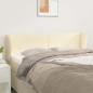 Preview: ARDEBO.de - Kopfteil mit Ohren Creme 147x23x78/88 cm Kunstleder