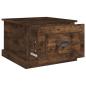 Preview: Couchtisch Räuchereiche 50x50x35 cm Holzwerkstoff