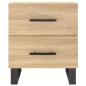 Preview: Nachttisch Sonoma-Eiche 40x35x47,5 cm Holzwerkstoff