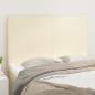 Preview: ARDEBO.de - Kopfteile 4 Stk. Creme 72x5x78/88 cm Kunstleder