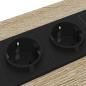 Preview: Nachttisch mit Ladestation 2 pcs Sonoma Eiche Holzwerkstoff